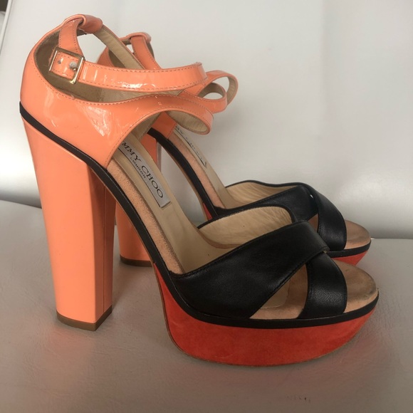 Jimmy Choo platform heels - Picture 1 of 6